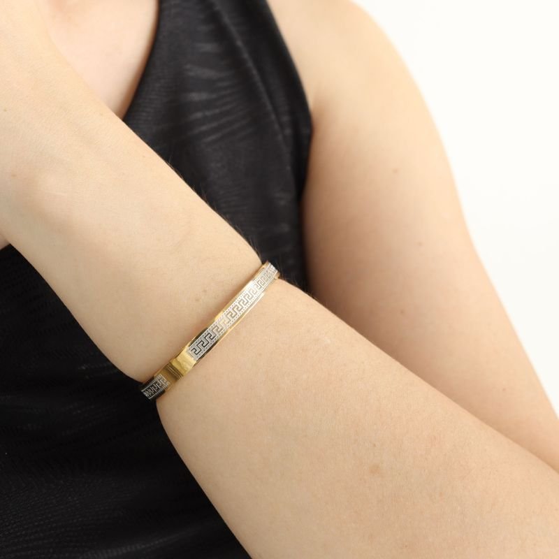 Bracelete Duo Geo em Aço Inox (Linha Premium)
