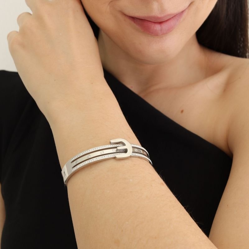 Bracelete Fivela em Aço Inox (Linha Premium)