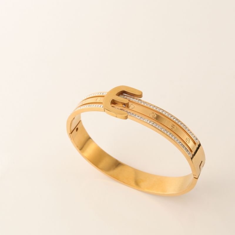 Bracelete Fivela em Aço Inox (Linha Premium)