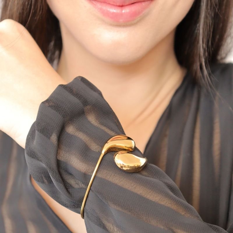 Bracelete Gota Moderno em Aço Inox (Linha Premium)