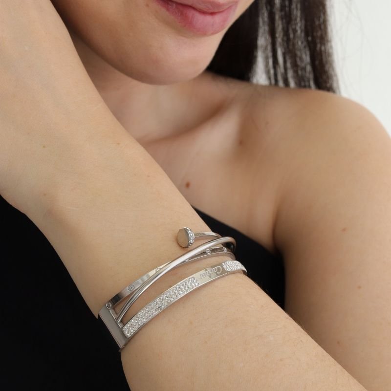 Bracelete Inspiração Cartier em Aço Inox (Linha Premium)