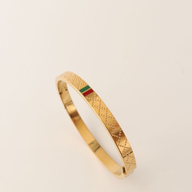 Bracelete Inspiração Gucci em Aço Inox (Linha Premium)