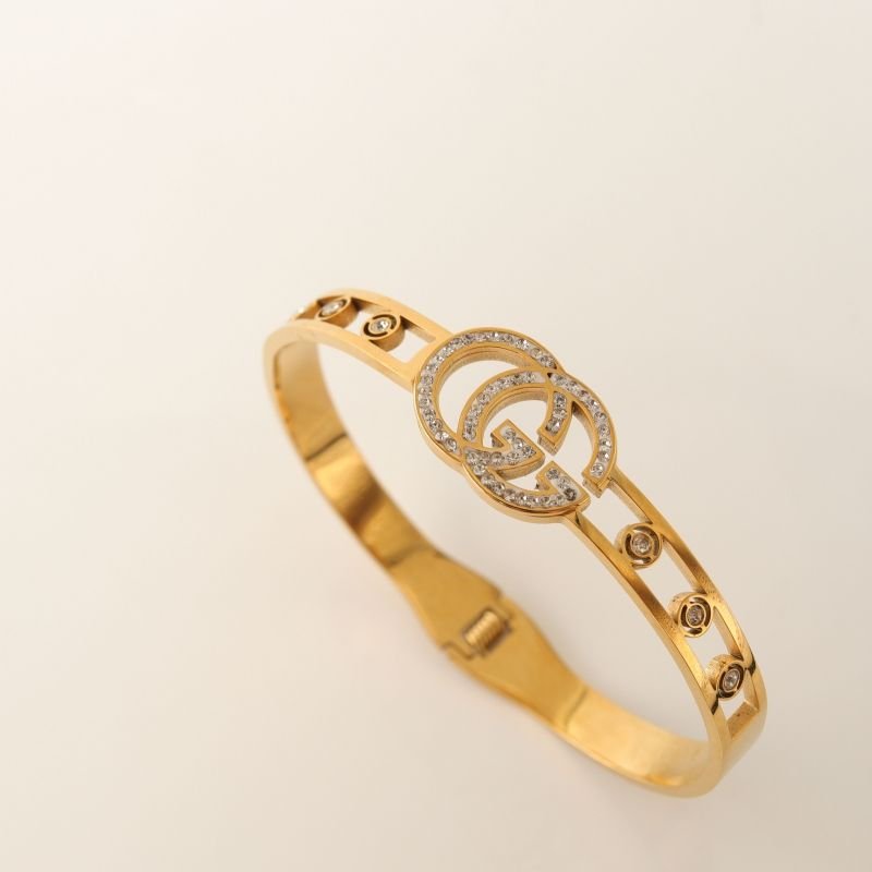 Bracelete Inspiração Gucci em Aço Inox (Linha Premium)