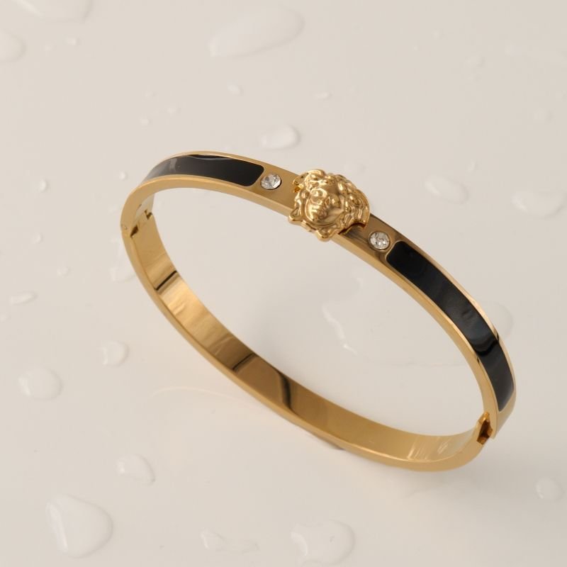 Bracelete Inspiração Versace em Aço Inox (Linha Premium)