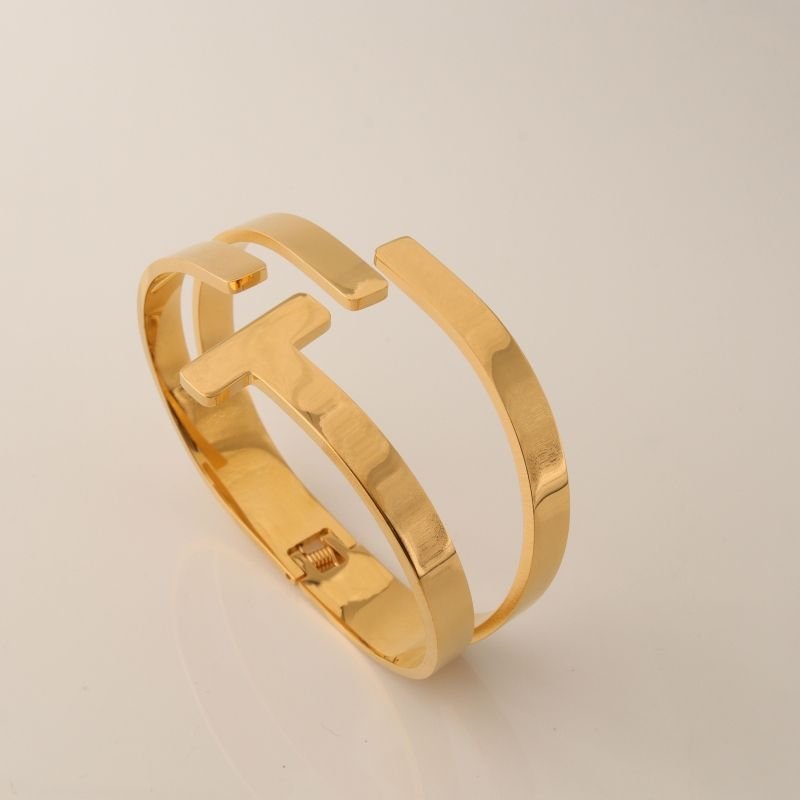 Bracelete Linhas Modernas em Aço Inox (Linha Premium)