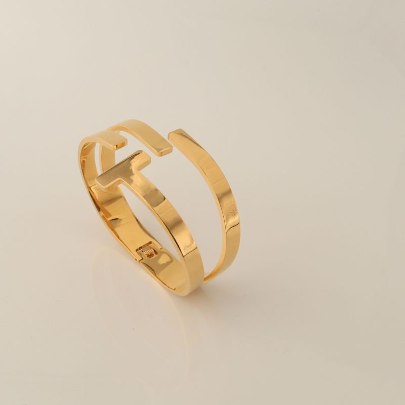 Bracelete Linhas Modernas em Aço Inox (Linha Premium)