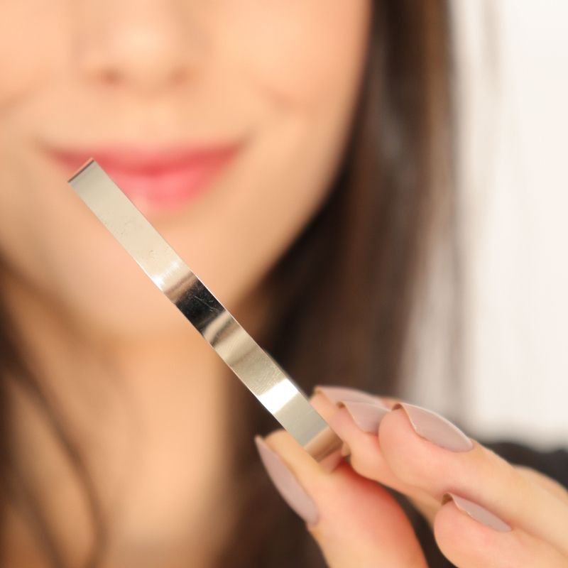 Bracelete Liso em Aço Inox