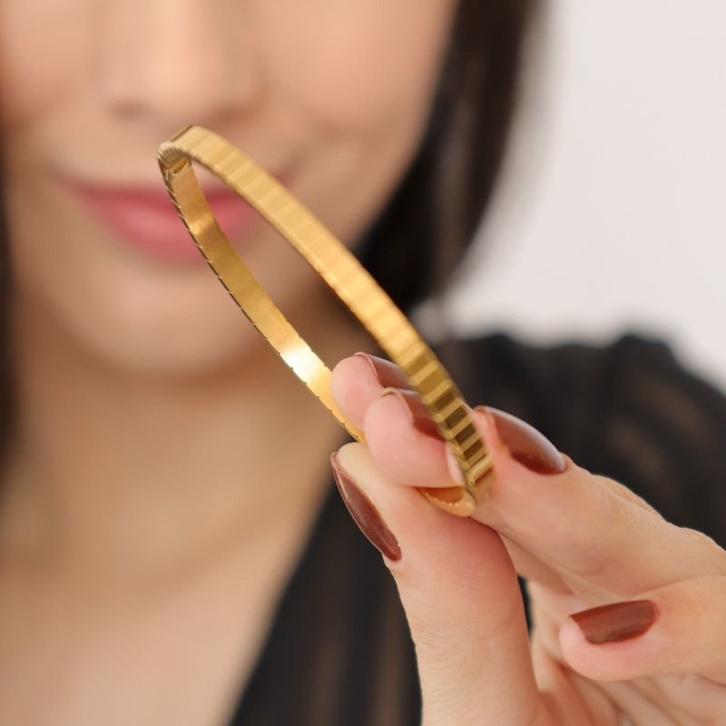 Bracelete Minimalista Delicado em Aço Inox (Linha Premium)