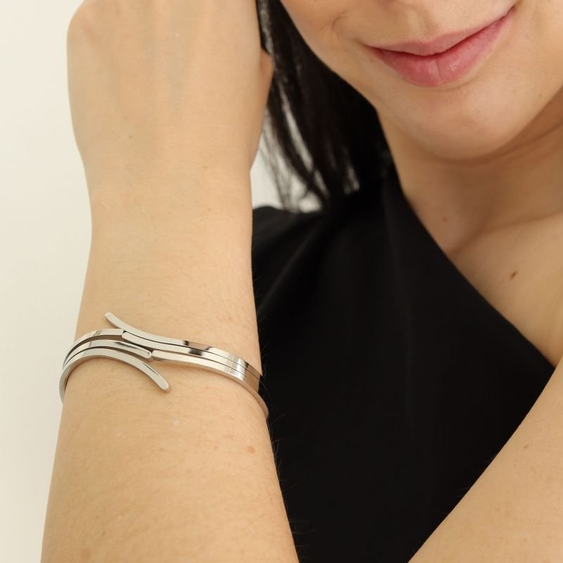 Bracelete Minimalista em Aço Inox (Linha Premium)