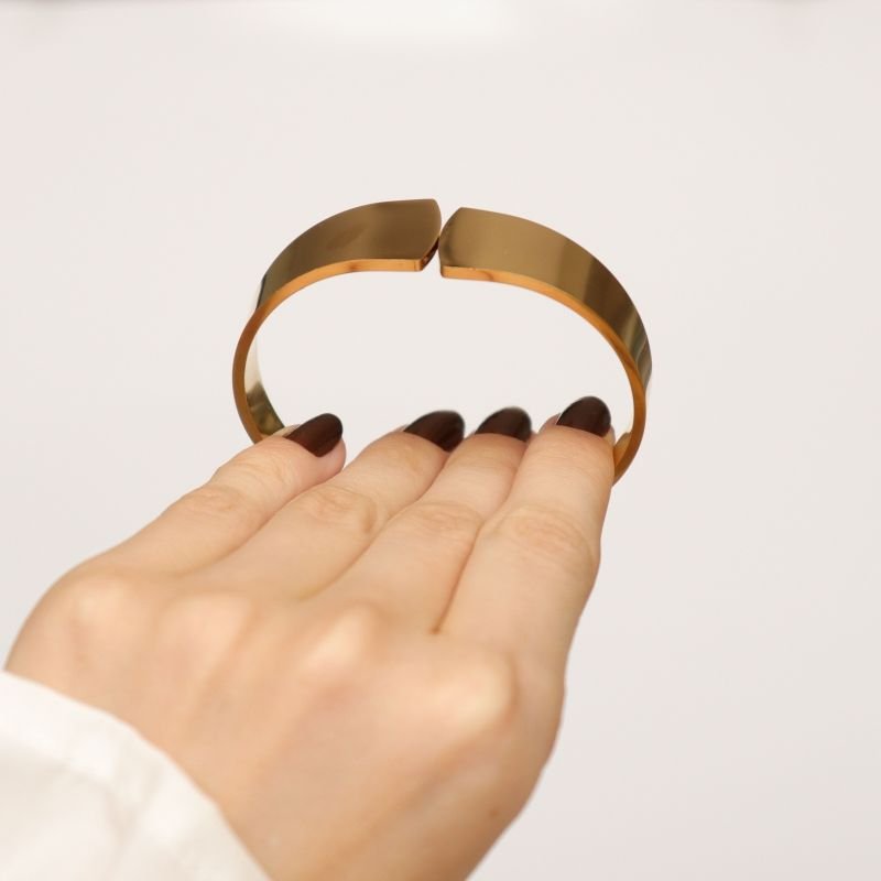 Bracelete Minimalista Moderno em Aço Inox (Linha Premium)