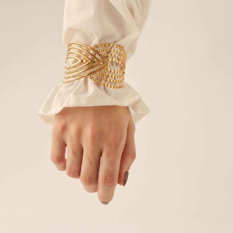 Bracelete Moderno em Aço Inox (Linha Premium)