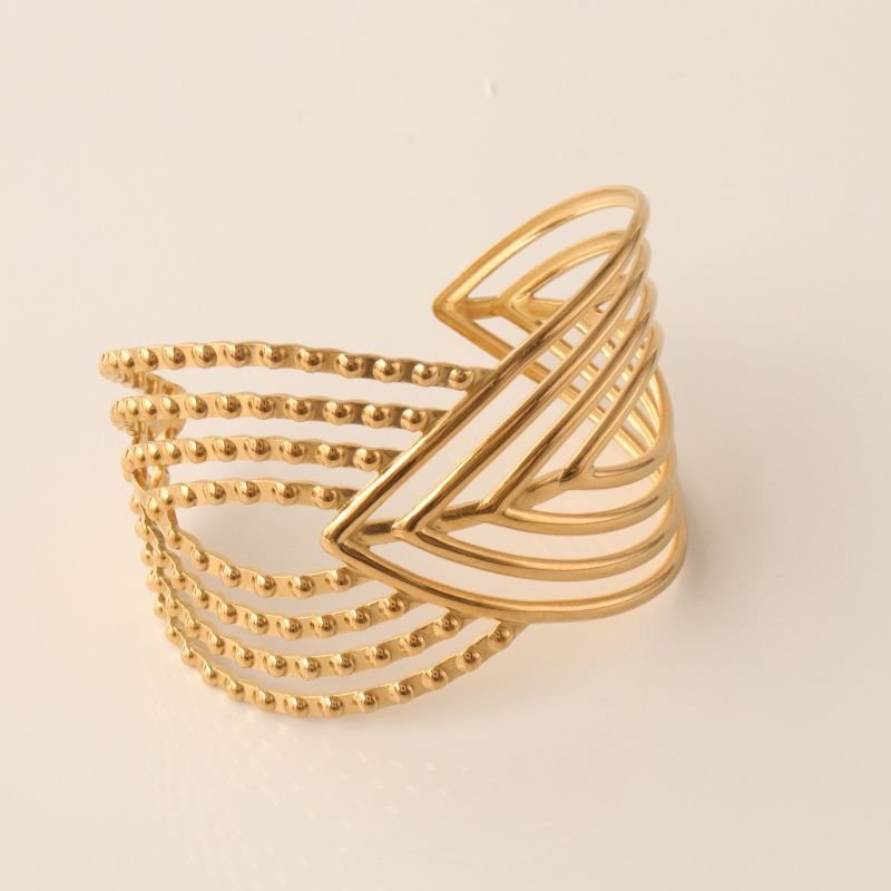 Bracelete Moderno em Aço Inox (Linha Premium)