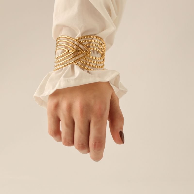 Bracelete Moderno em Aço Inox (Linha Premium)