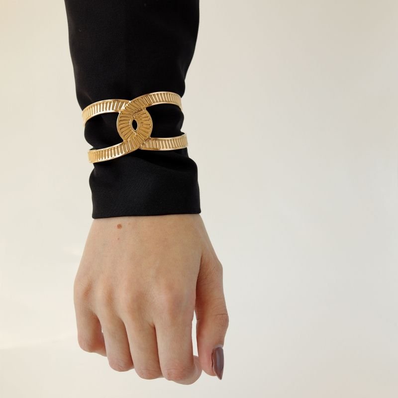 Bracelete Moderno em Aço Inox (Linha Premium)