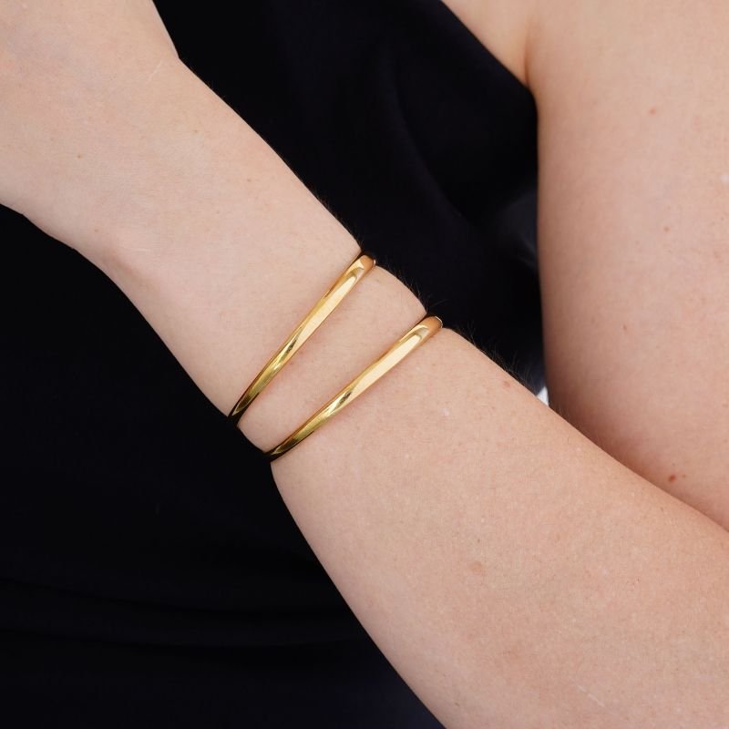Bracelete Moderno em Aço Inox (Linha Premium)