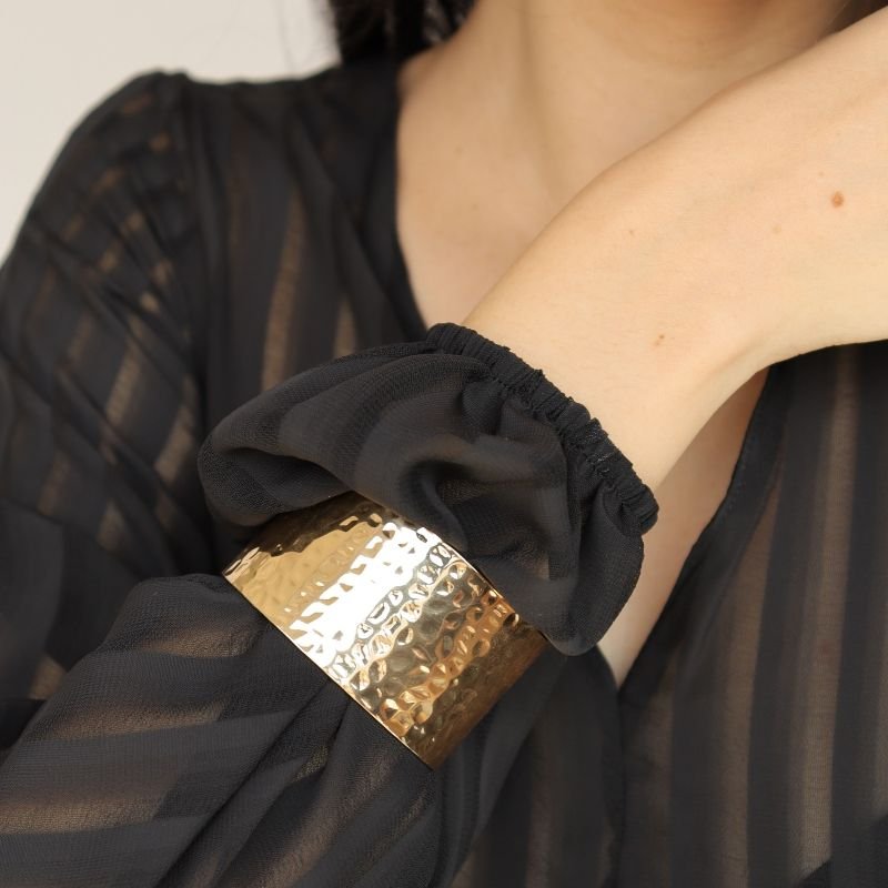 Bracelete Orgânico em Aço Inox (Linha Premium)