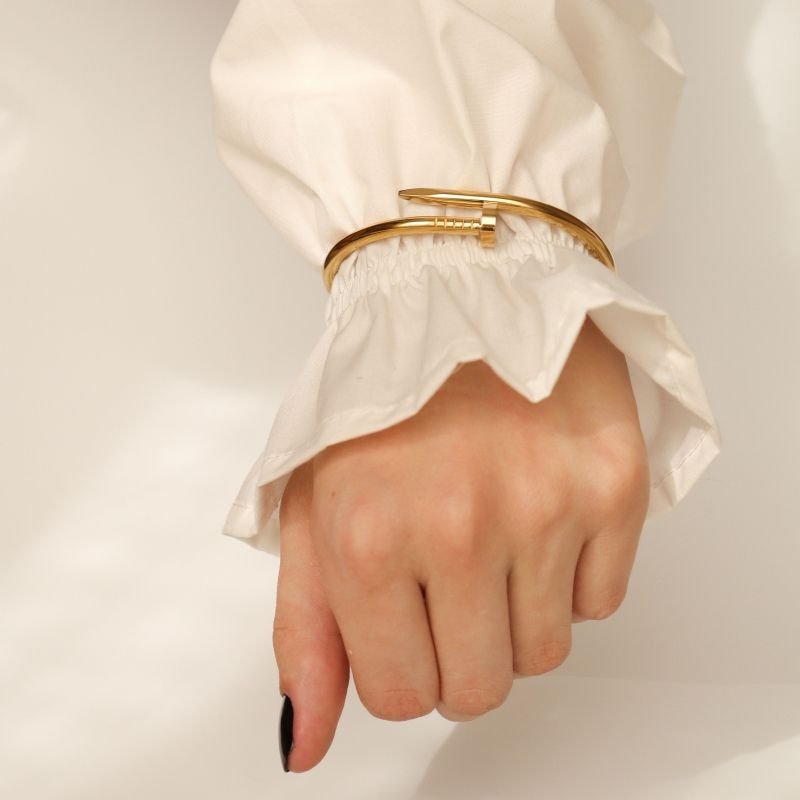 Bracelete Prego em Aço Inox (Linha Premium)