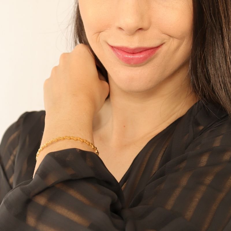 Bracelete Textura em Aço Inox