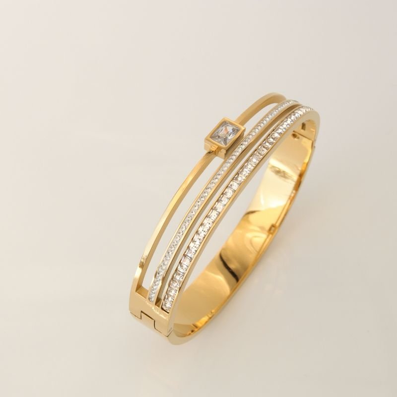 Bracelete Triplo em Aço Inox (Linha Premium)
