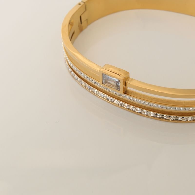 Bracelete Triplo em Aço Inox (Linha Premium)