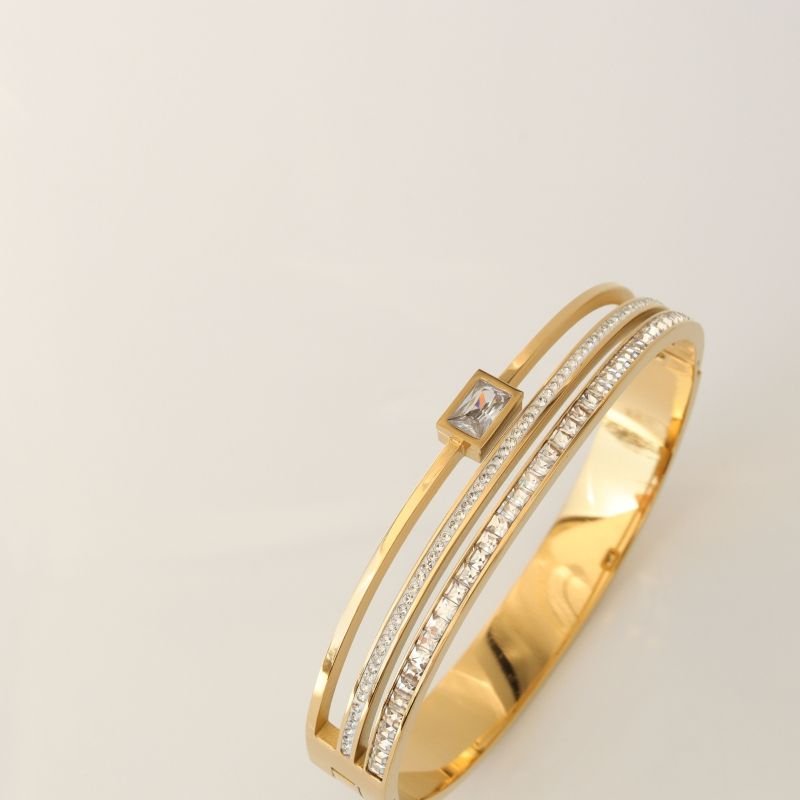 Bracelete Triplo em Aço Inox (Linha Premium)
