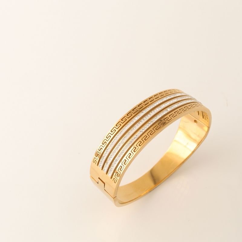 Bracelete Triplo Moderno em Aço Inox (Linha Premium)