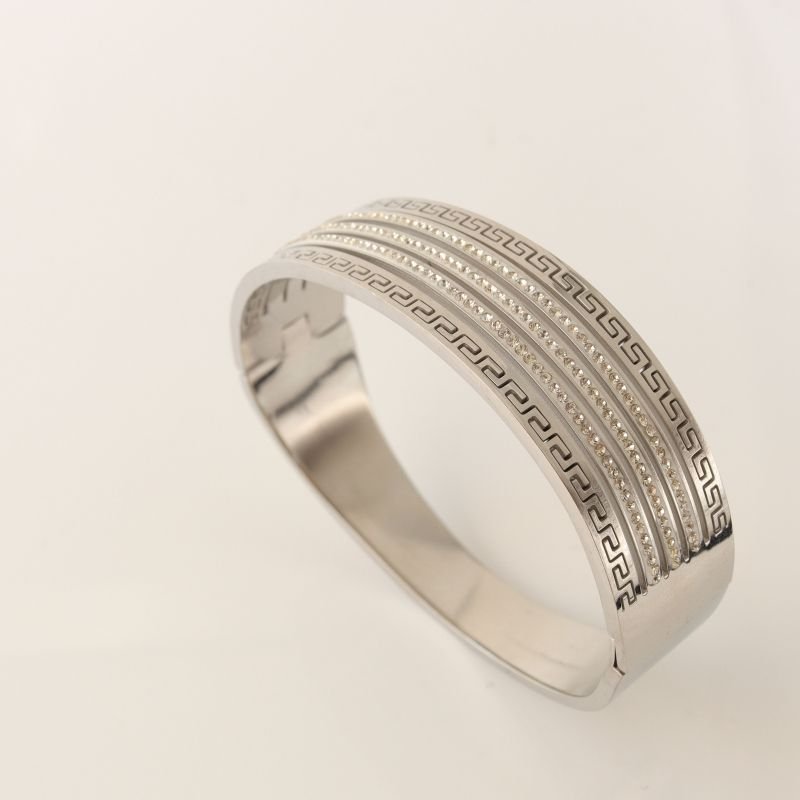 Bracelete Triplo Moderno em Aço Inox (Linha Premium)