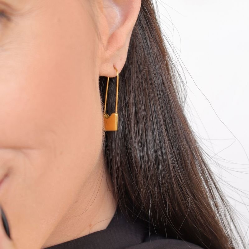 Brinco Alfinete em Aço Inox (Linha Premium)