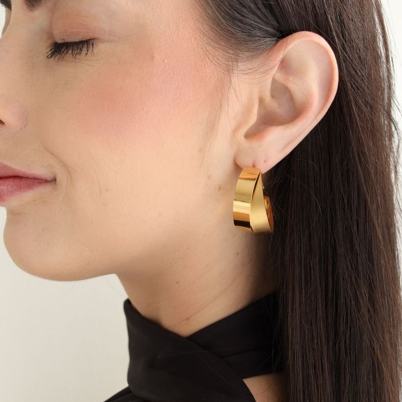 Brinco Argola Blend em Aço Inox (Linha Premium)