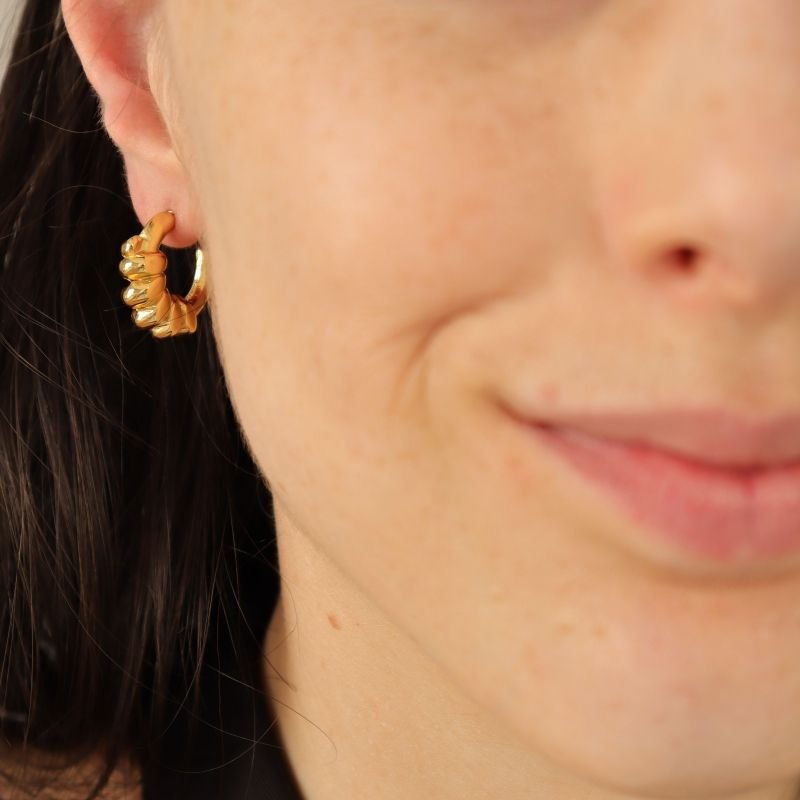 Brinco Argola Moderna em Aço Inox (Linha Premium)