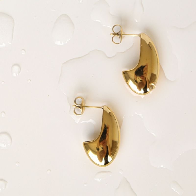 Brinco Argola Moderna em Aço Inox