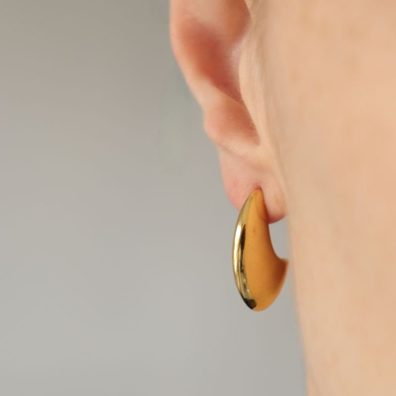 Brinco Argola Moderna em Aço Inox