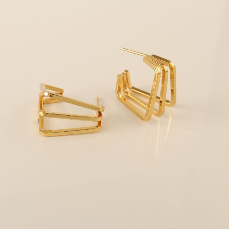 Brinco Argola Moderna em Aço Inox