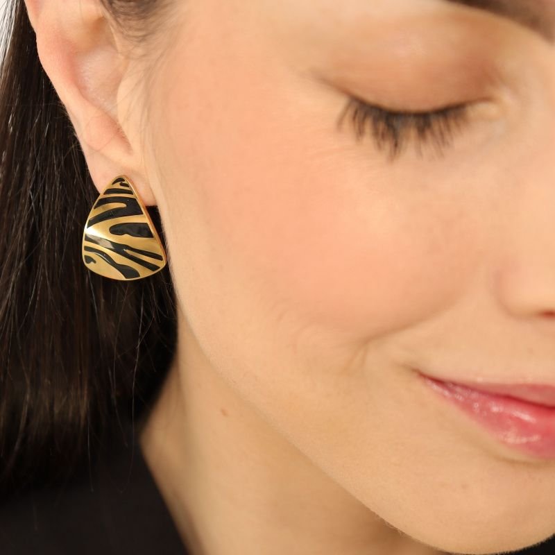 Brinco com Detalhes em Aço Inox (Linha Premium)