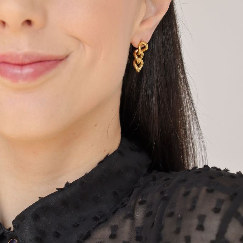 Brinco Corrente Delicado em Aço Inox