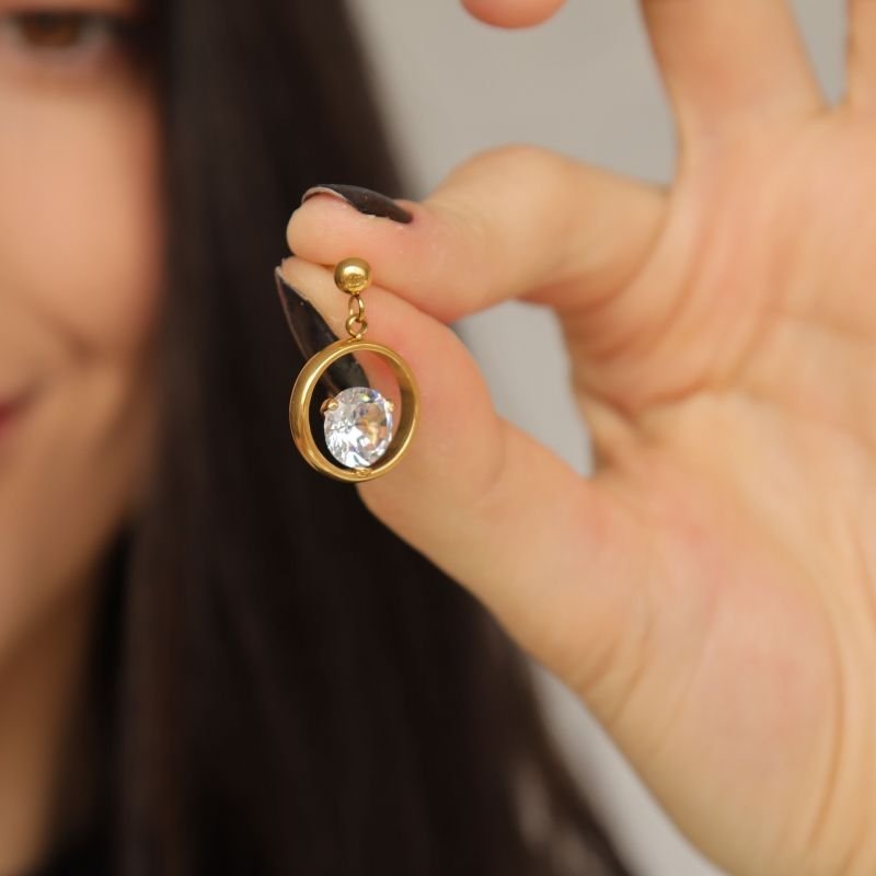 Brinco Delicado em Aço Inox