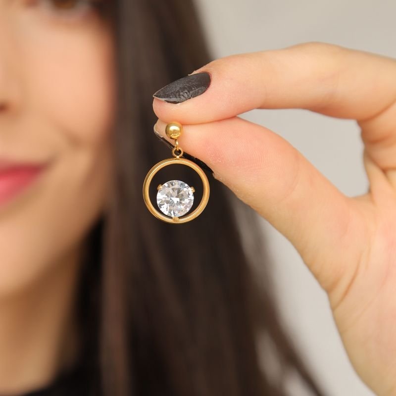 Brinco Delicado em Aço Inox