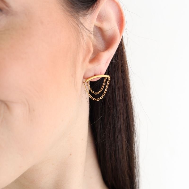 Brinco Delicate Chain em Aço Inox (Linha Premium)