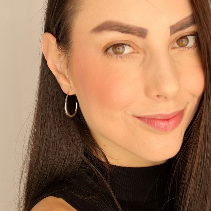 Brinco Encaixe Minimalista em Aço Inox