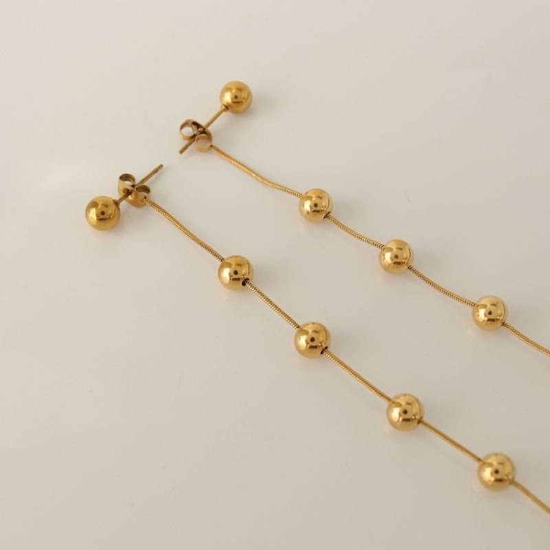 Brinco Esferas Clean em Aço Inox (Linha Premium)