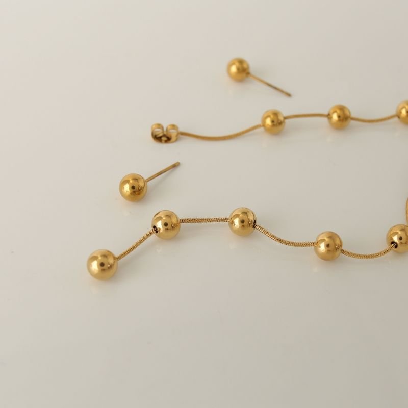 Brinco Esferas Clean em Aço Inox (Linha Premium)