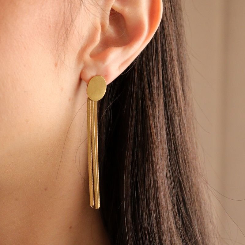 Brinco Franja Laminado em Aço Inox (Linha Premium)