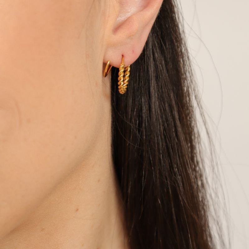 Brinco Geométrico em Aço Inox (Linha Premium)