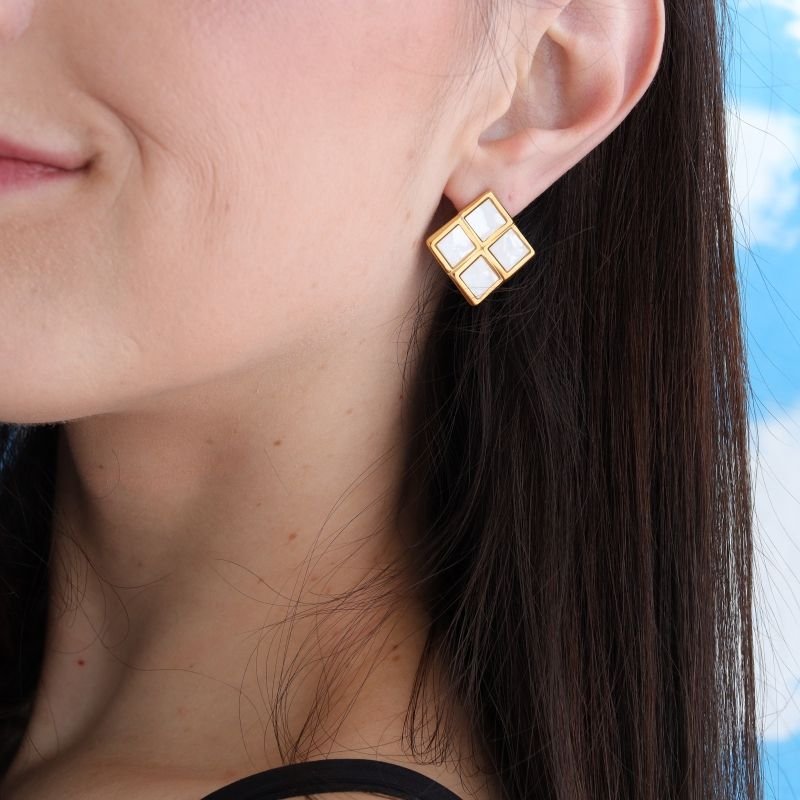 Brinco Geométrico Summer em Aço Inox (Linha Premium)