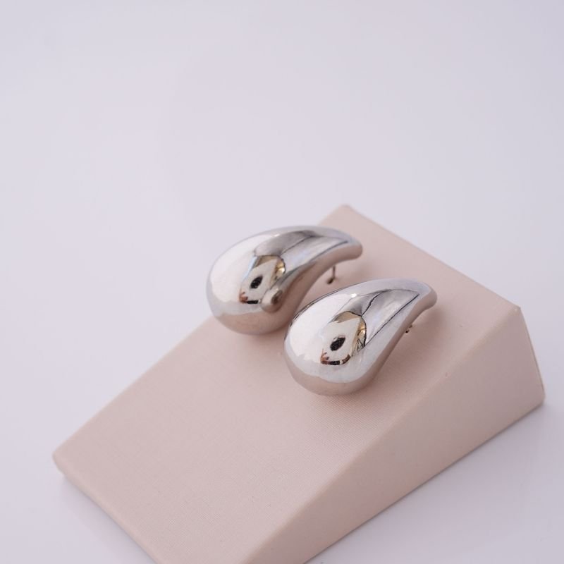 Brinco Gota Maior em Aço Inox (Linha Premium)