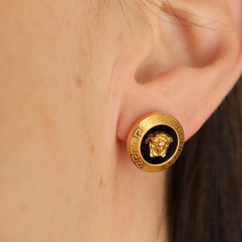 Brinco Inspiração Versace em Aço Inox (Linha Premium)