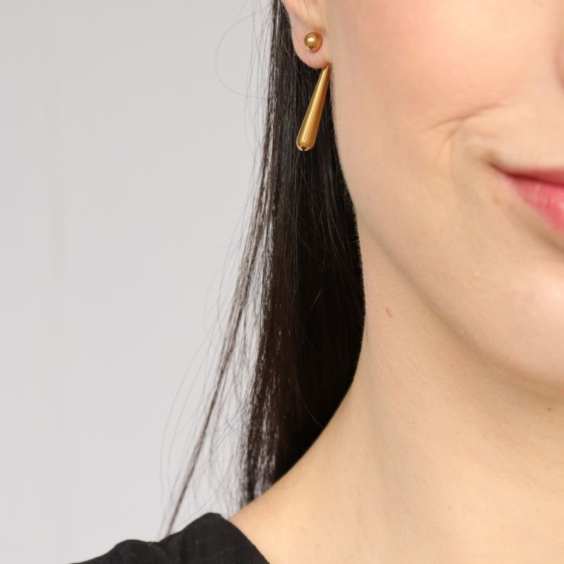 Brinco Minimalista em Aço Inox (Linha Premium)