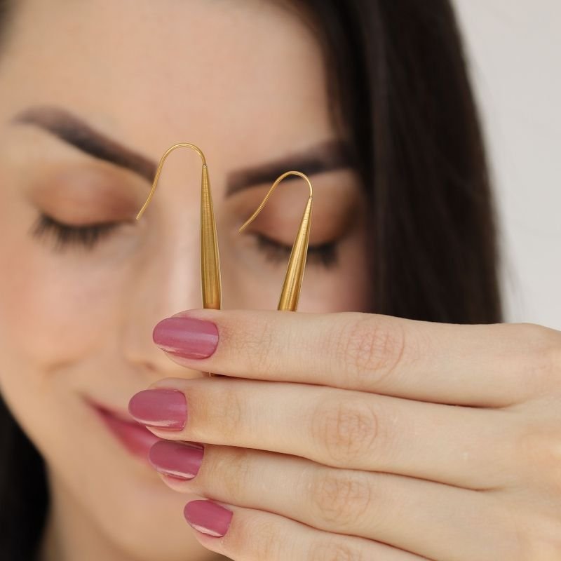 Brinco Minimalista em Aço Inox (Linha Premium)