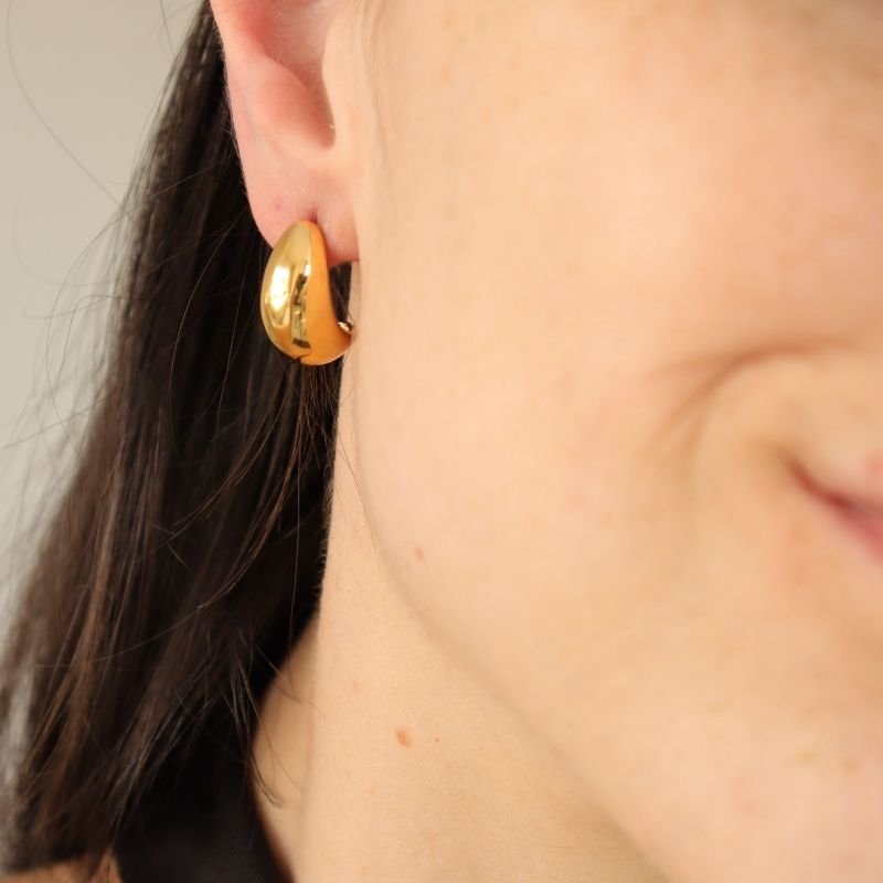 Brinco Minimalista em Aço Inox (Linha Premium)