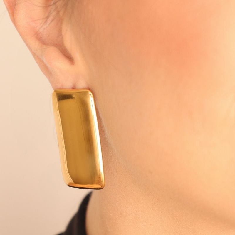 Brinco Minimalista em Aço Inox (Linha Premium)